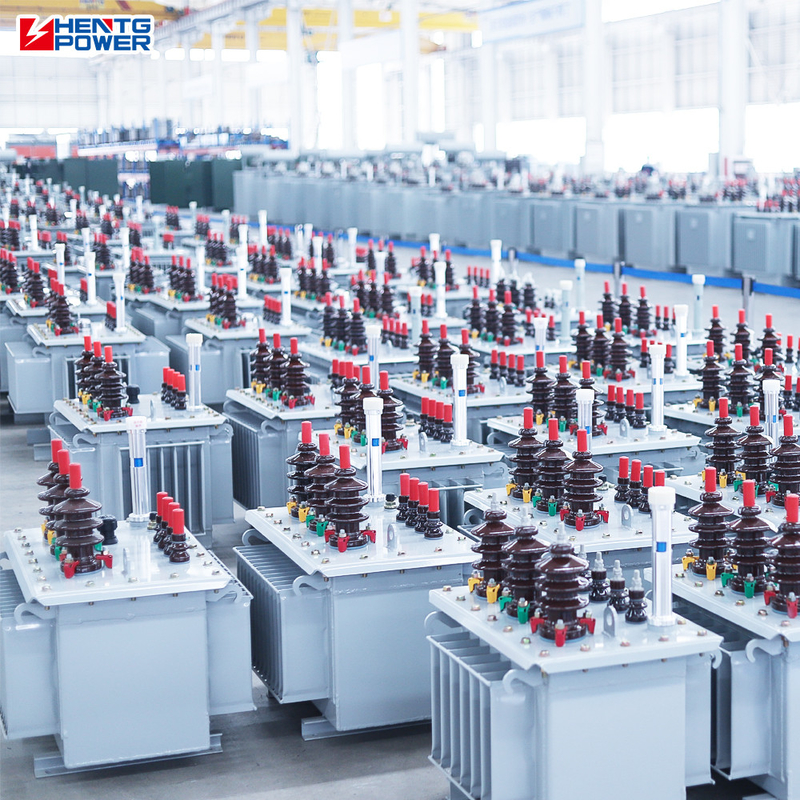 400KVA 500KVA Oil Immersed Power Transformer Anti Corrosion ISO9001 Certified Manufacturer