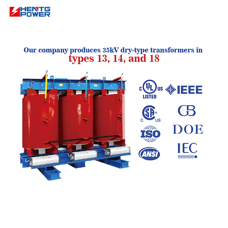 Multi Winding Coil Dry Type Transformer High Capacity 30kva-1000kVA Distribution Transformer