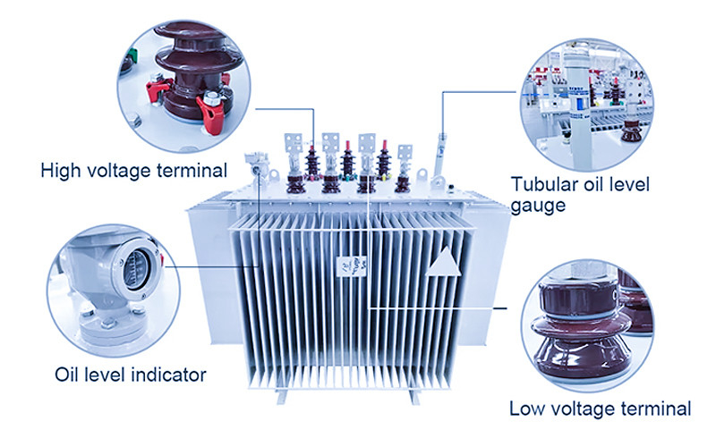 60Hz Frequency Oil Filled Step Up Step Down Power Transformer 160KVA 200KVA 250KVA