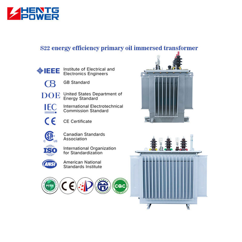 Variable Distribution Voltage Oil Immersed Transformer Step Down Mv&Hv Isolation  Three Phase Transformers