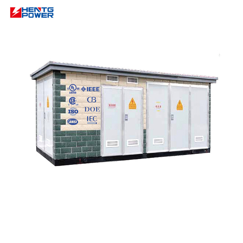 Oil Immersed Compact Substation Transformer 630KVA 1000KVA Pre Installed Box Type