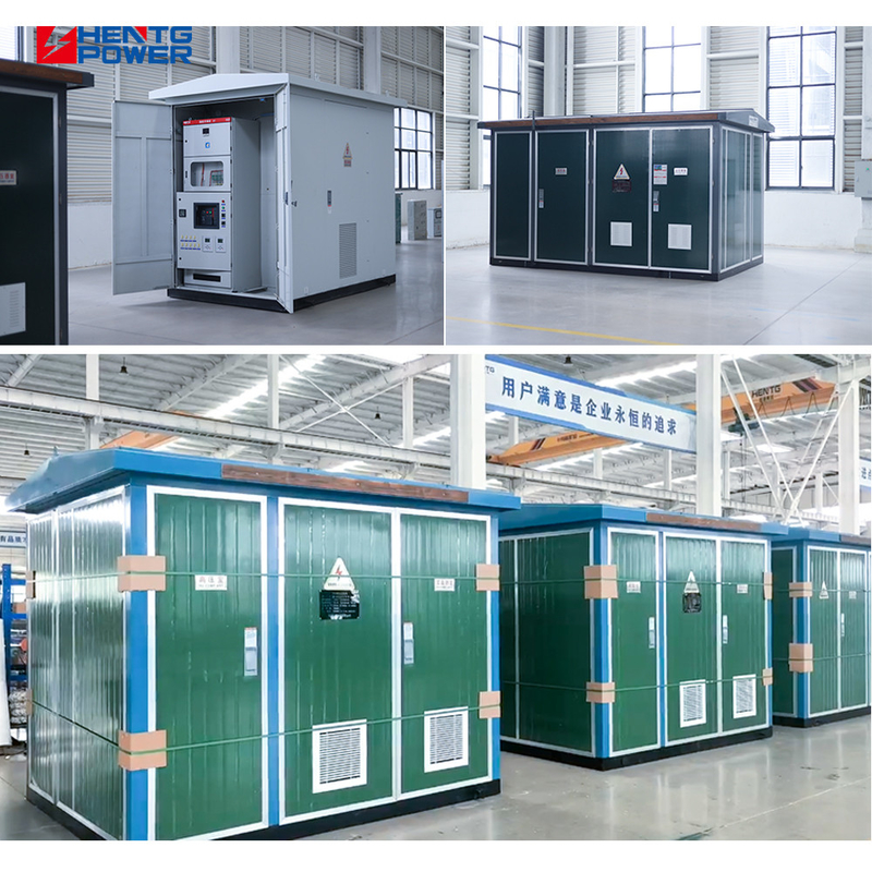 Mv Hv Compact Substation Transformer 3 Phase Oil Type 3250kVA 3500kVA Pre Installed