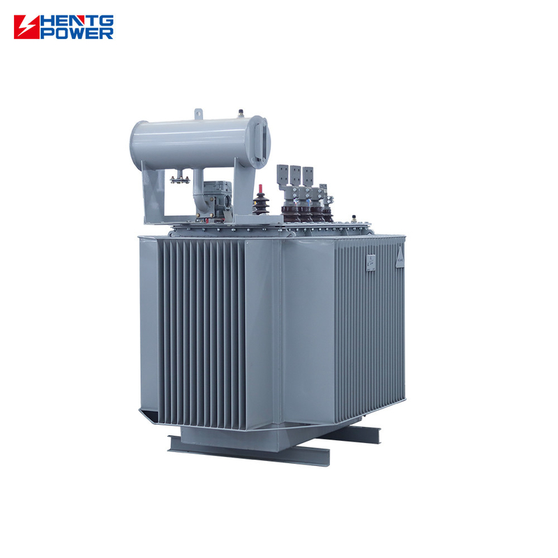 Outdoor 35 KV Oil Type Power Transformer Three Phase Dual Winding Coil Smart Monitoring