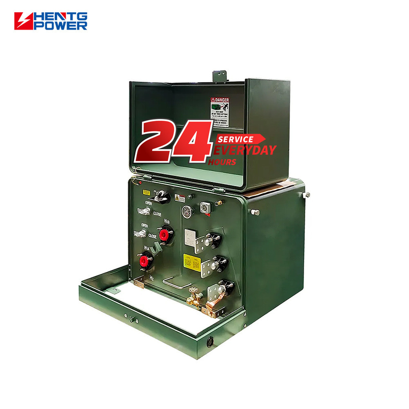 Stepdown Single Phase Pad Mounted Transformer 25Kva Mv Hv Oil Immersed Transformer