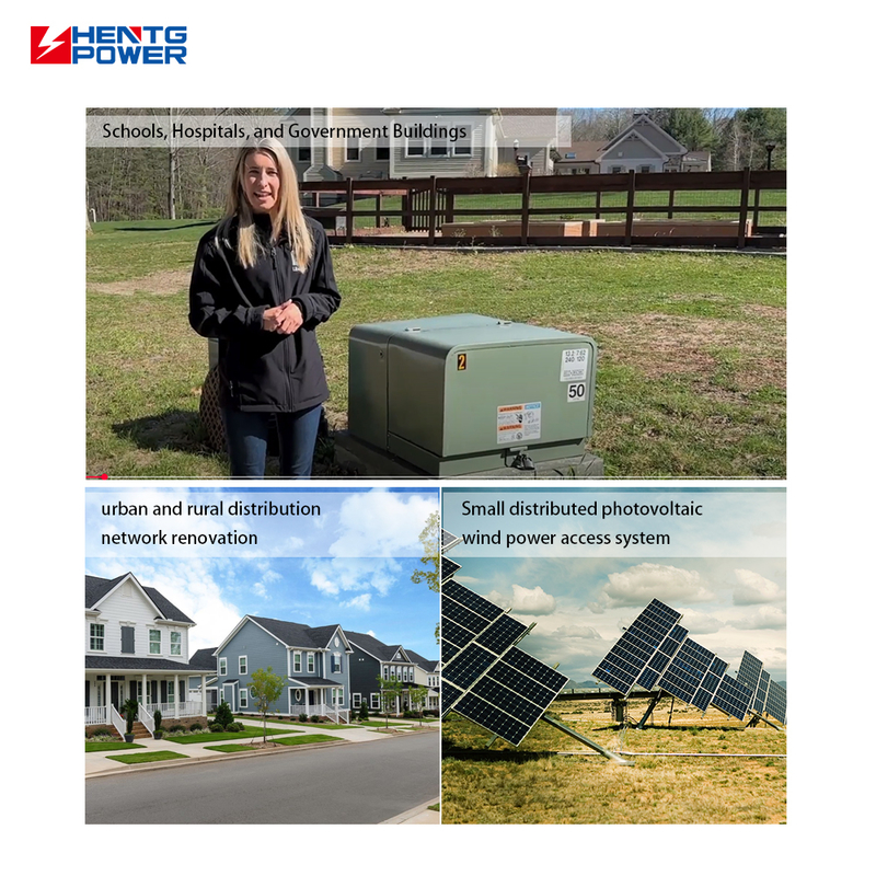 Transformateur de puissance à débit décroissant monté sur une plaque de phase 50 Kva MV Transformateurs d'instruments