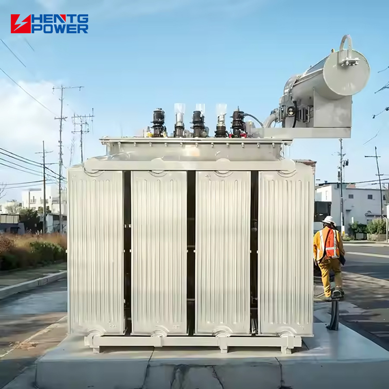 2500KVA 3150KVA Step Down Oil Immersed Distribution Transformer 11KV 33KV Three Phase Power Transformer