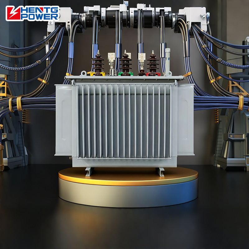 S13 Oil-immersed Transformer with Short-Circuit Impedance 4-6% and Output Voltage 220V 380V 400V 415V - CE Certified Oil Immersed Power Transformer