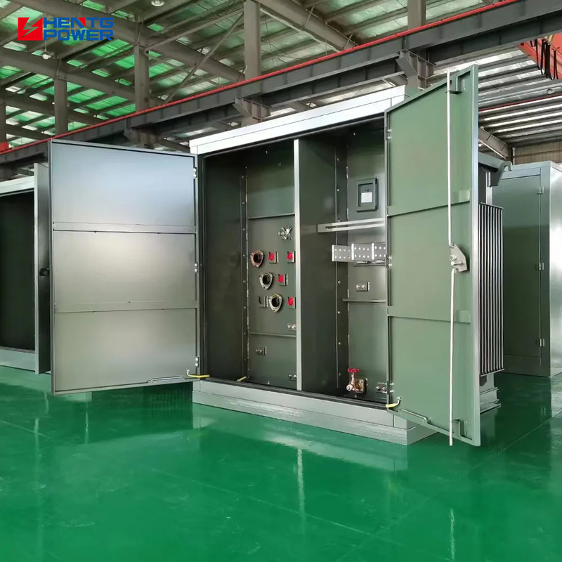 3750 kVA Three Phase Pad Mounted Transformer with 50/60 Hz Frequency Loop Feed and ANSI/IEEE/IEC Standards