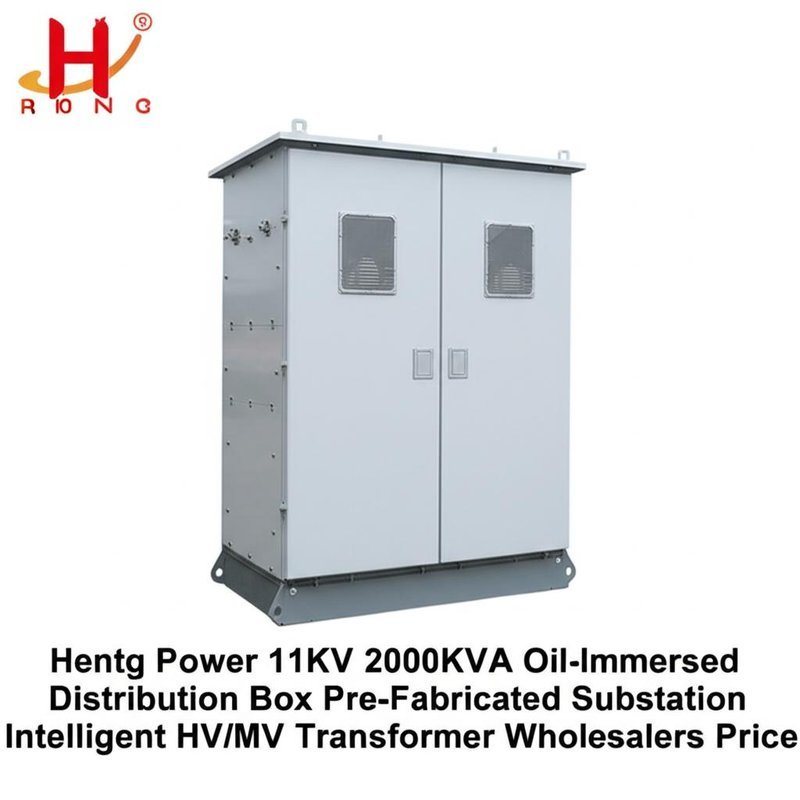 11KV 2000KVA Oil-Immersed Box Type Substation Intelligent HV/MV Transformer for Industrial Applications