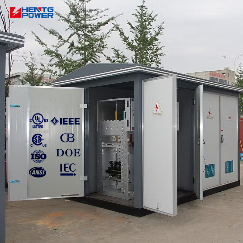 Oil-Immersed 630KVA 1000KVA Pre-Installed Box-type Substation 6KV 10KV YB Compact Transformer Distribution