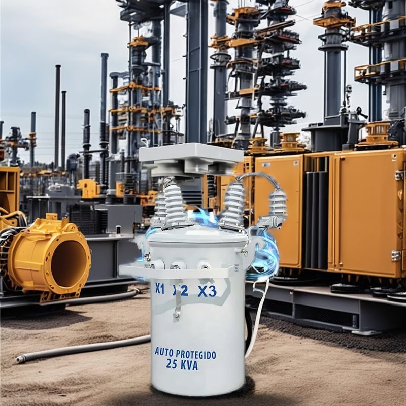 15kVA 25kVA Single Phase Pole Mounted Transformer with Reduced Line Losses Improved Power Supply Efficiency and Efficient Energy-Saving Design