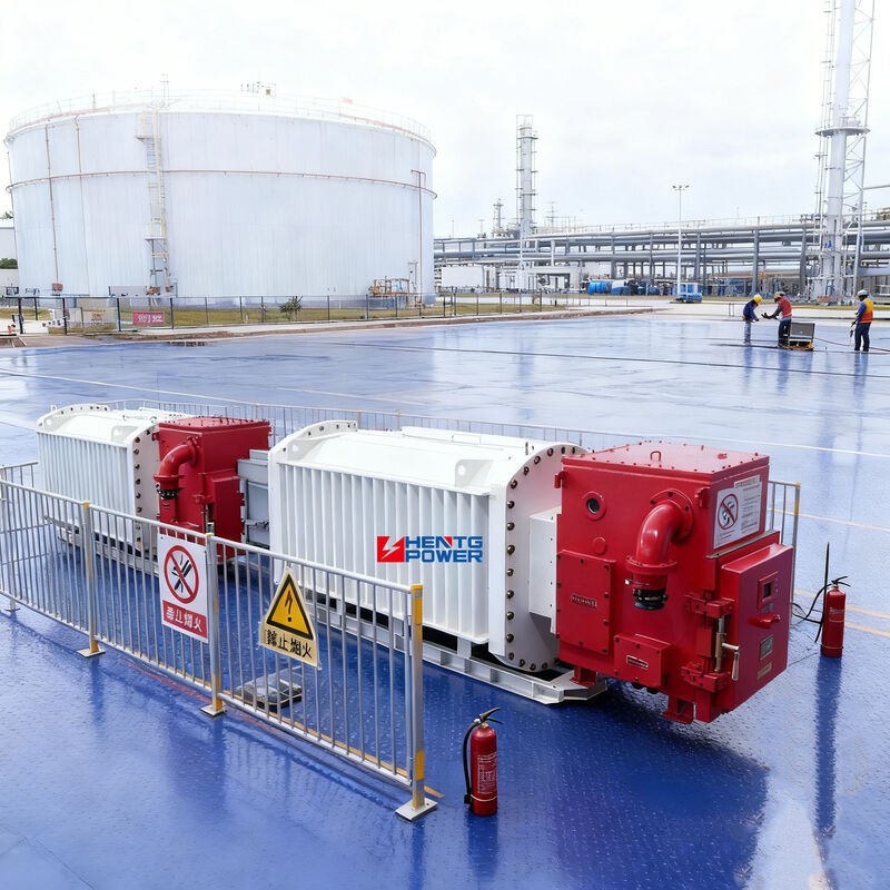 50KVA 6KV Dry Type Mining Explosion Isolation Movable Box Type Substation with 12kV Rated Voltage