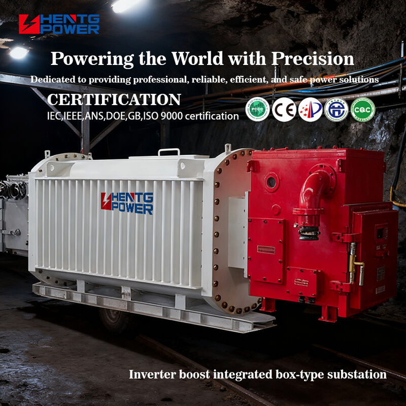 50KVA 6KV Dry Type Mining Explosion Isolation Movable Box Type Substation with 12kV Rated Voltage