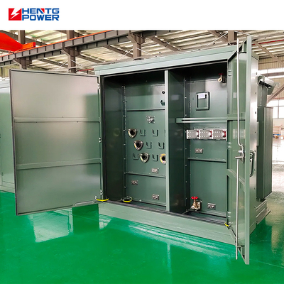 500kVA 3 Phase Pad Mounted Electrical Transformer Weatherproof Oil Immersed Cooling