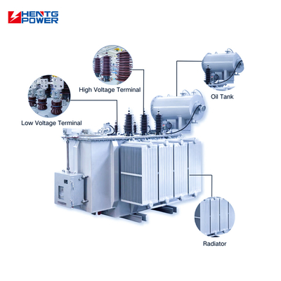 High Voltage High Frequency Transformer Oil Immersed 2mva 1500 Kva Step Up Step Down