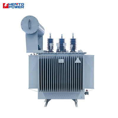 Outdoor Copper Electrical Power Transformer 35KVA Oil Immersed Three Phase IP54 Level