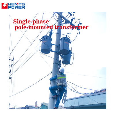 Circular Coil Outdoor Single Phase Pole Mounted Transformer 250KVA 333KVA 500KVA