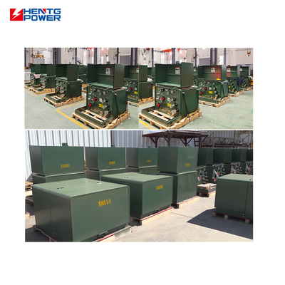 Μετασχηματιστής διανομής πετρελαίου Step Up 100kva Μετασχηματιστής Αυτο 333kva Copper Coil Pad Ηλεκτρικός μετασχηματιστής