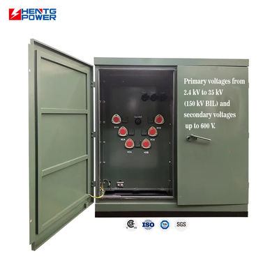 American Type Outdoor Compact Substation Transformer 3150KVA MV&HV Pad Mounted Power Transformer